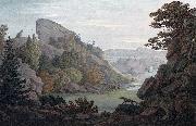 John William Edy Valley in Heliesund oil painting